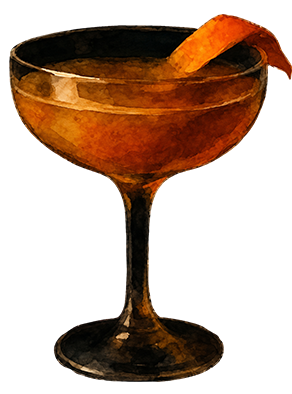 The Curatist Rum Sidecar cocktail crafted with Panama Edition rum and orange curaçao